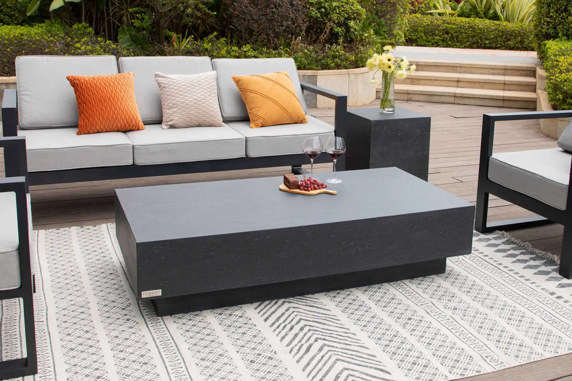 Tevere Couchtisch Beton rechteckig