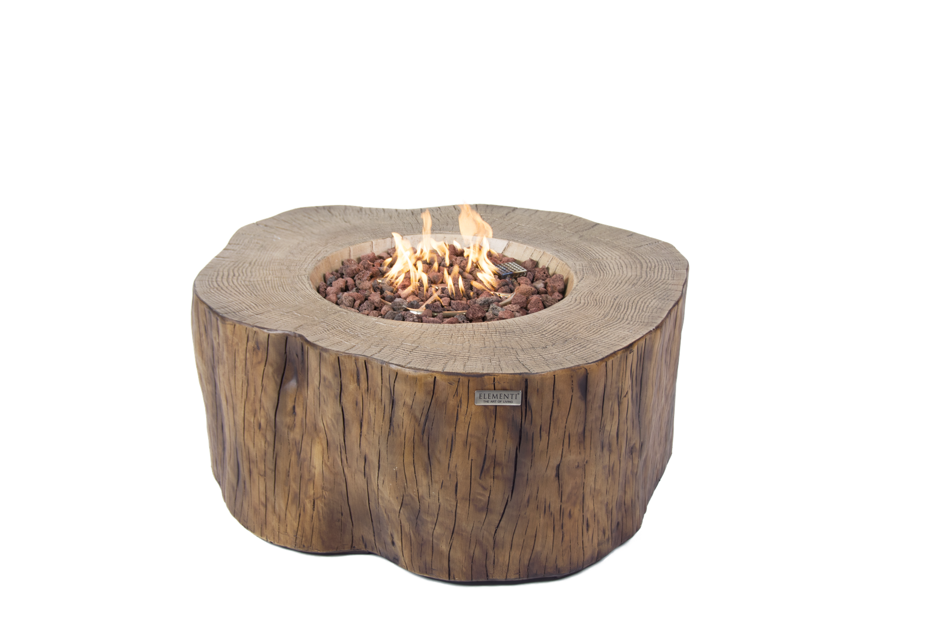 Tavolo Braciere A Propano OutVue Per Esterni - 71 Cm, 50.000 BTU, Con Coperchio E Rocce Laviche, Nero