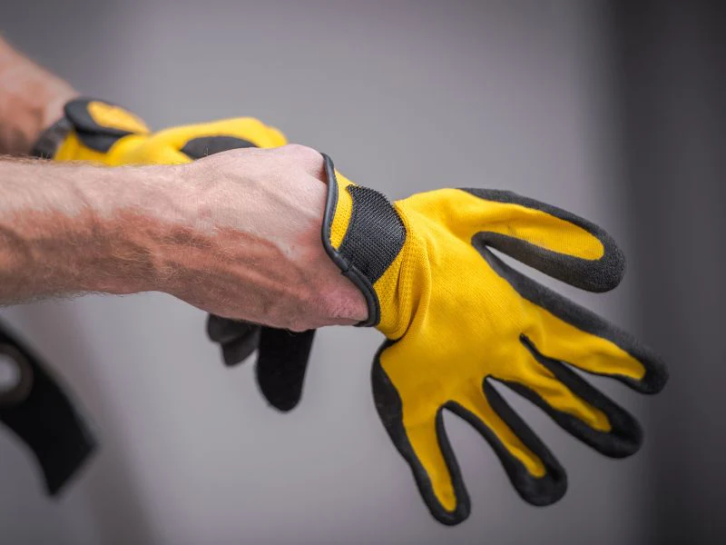 Utilice protección contra chispas, guantes ignífugos y equipo de protección