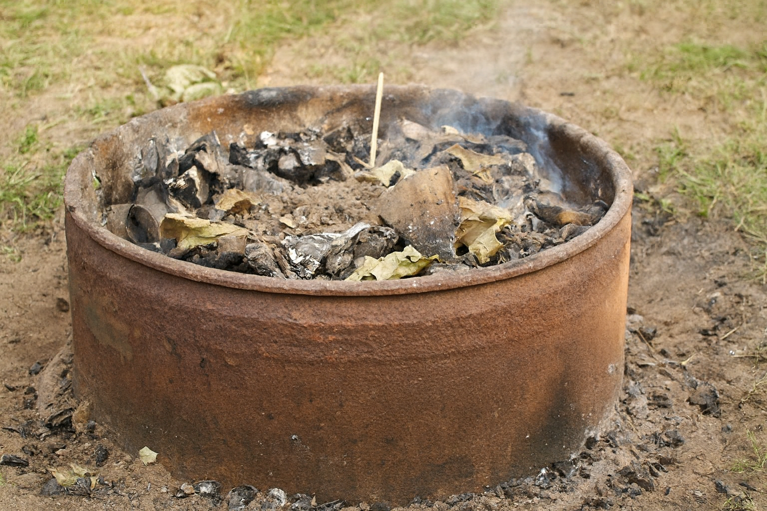 Extinga el fuego de forma segura
