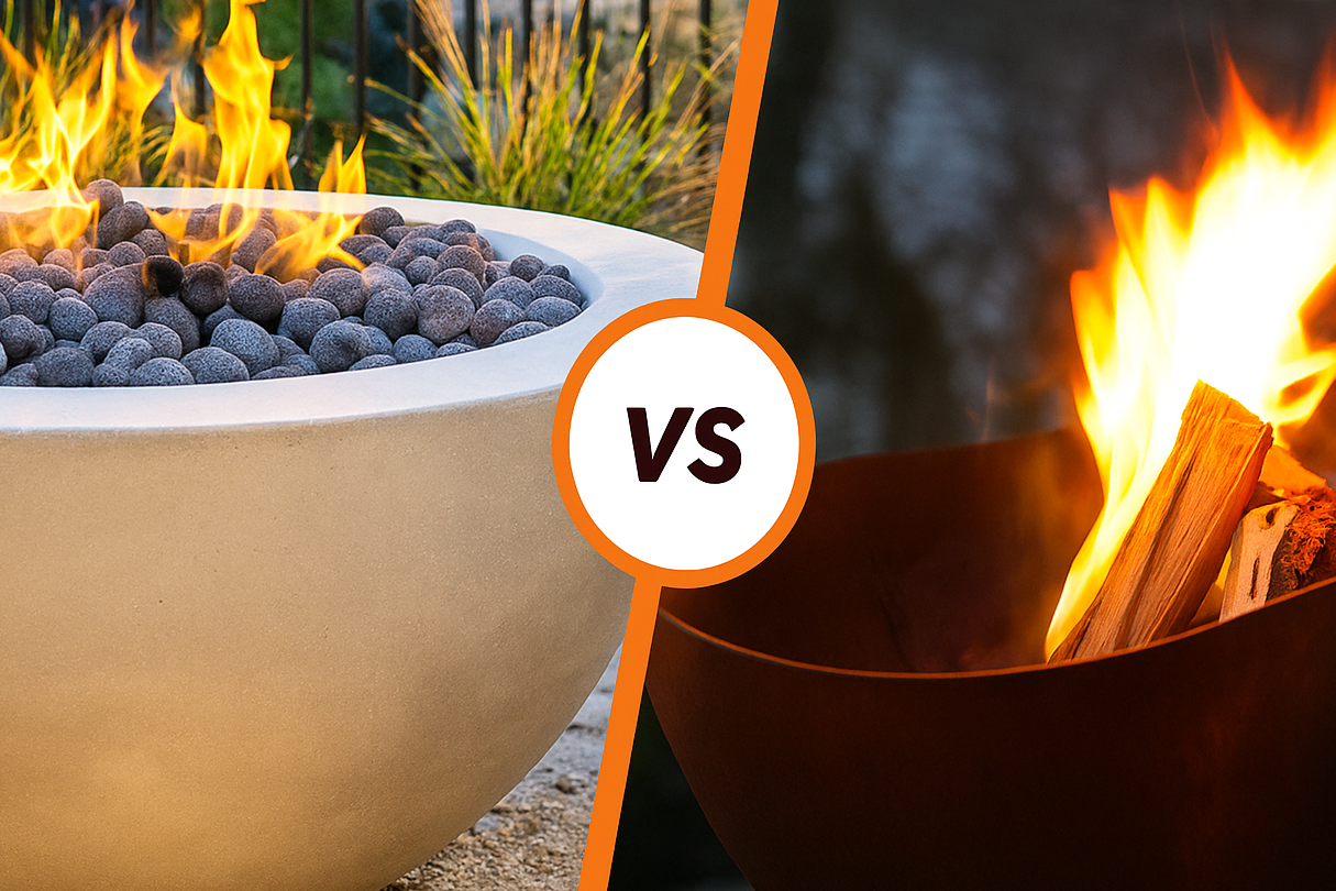 Chimenea de gas frente a chimenea de leña: ¿Cuál le conviene más?