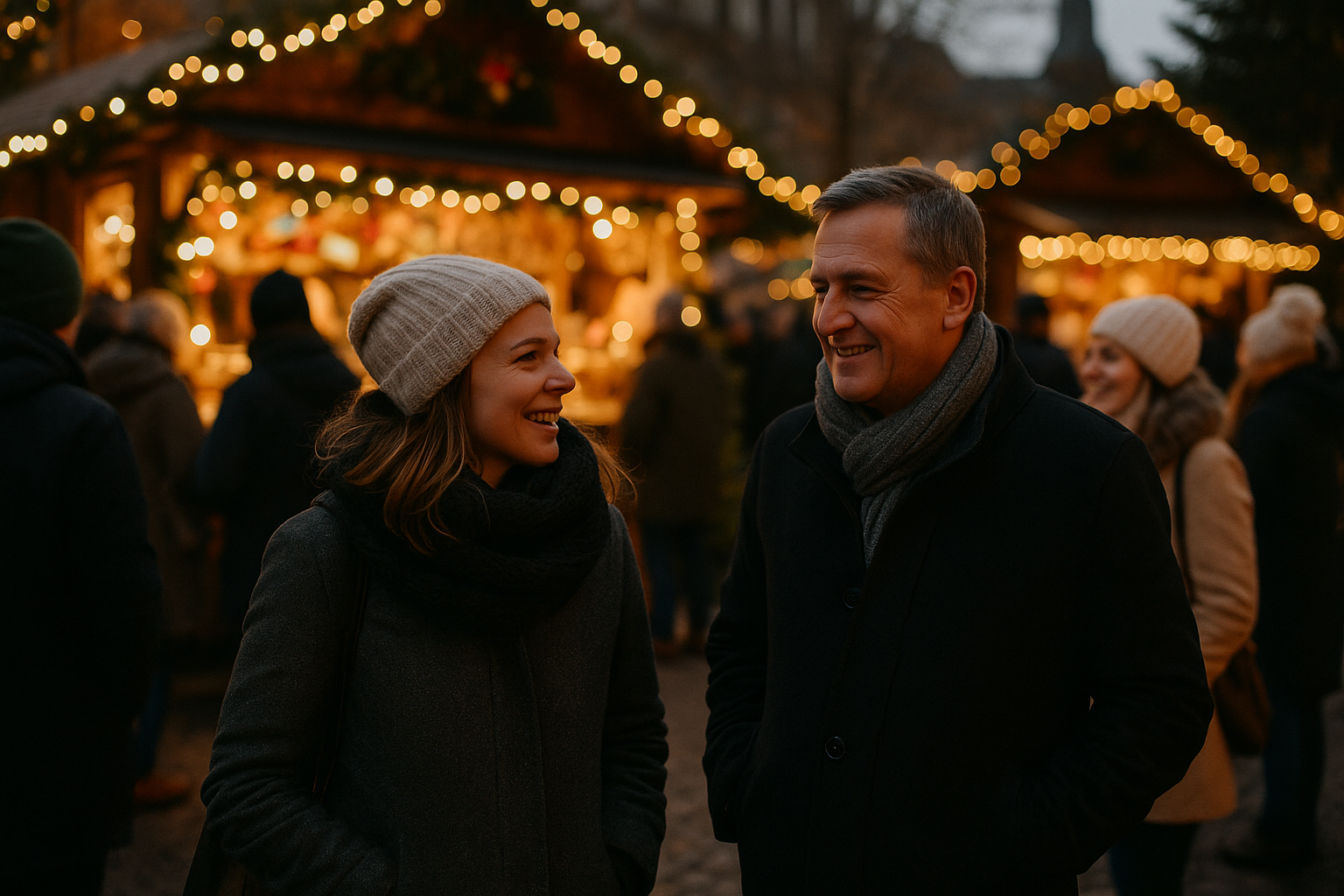 Christmas market scene 2