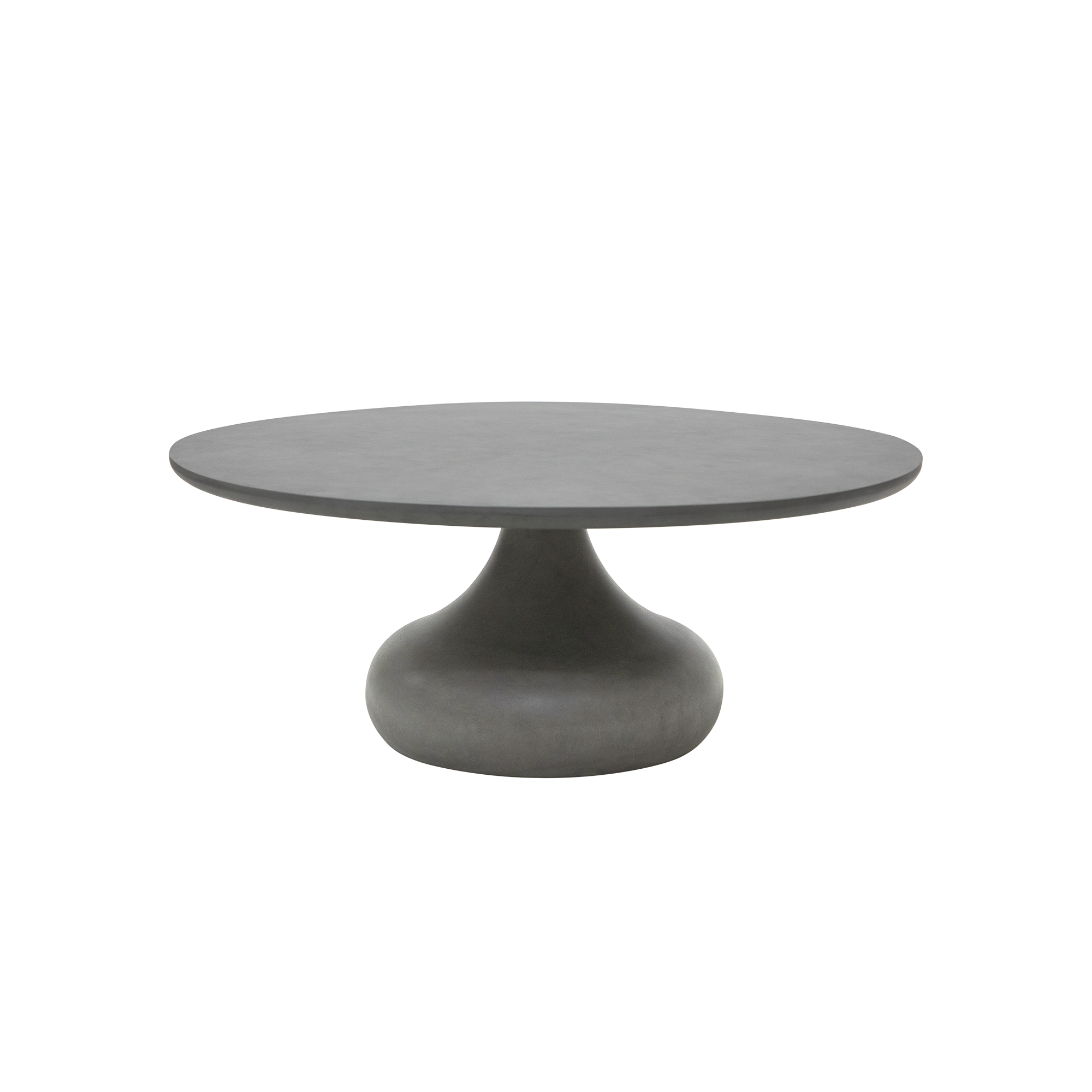 Table basse en béton à la silhouette graphique