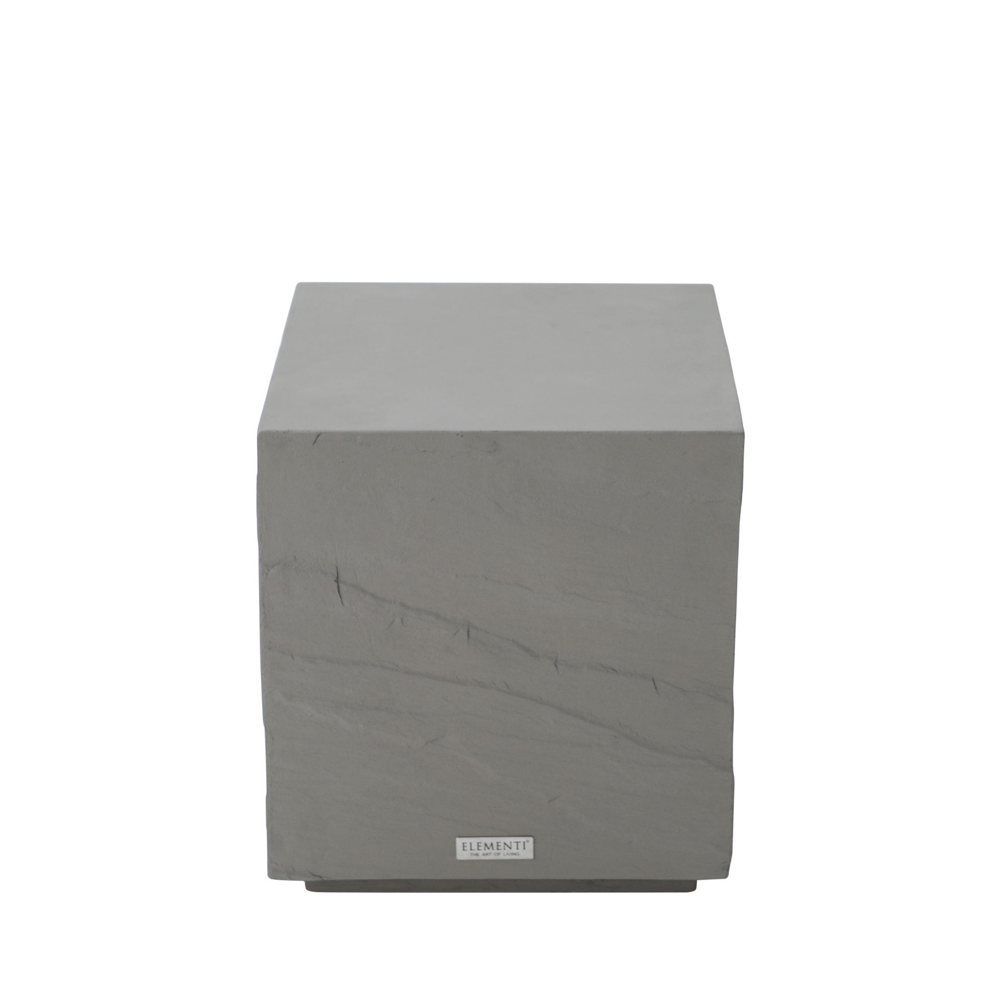 Outdoor Beistelltisch aus Beton auf dem Balkon