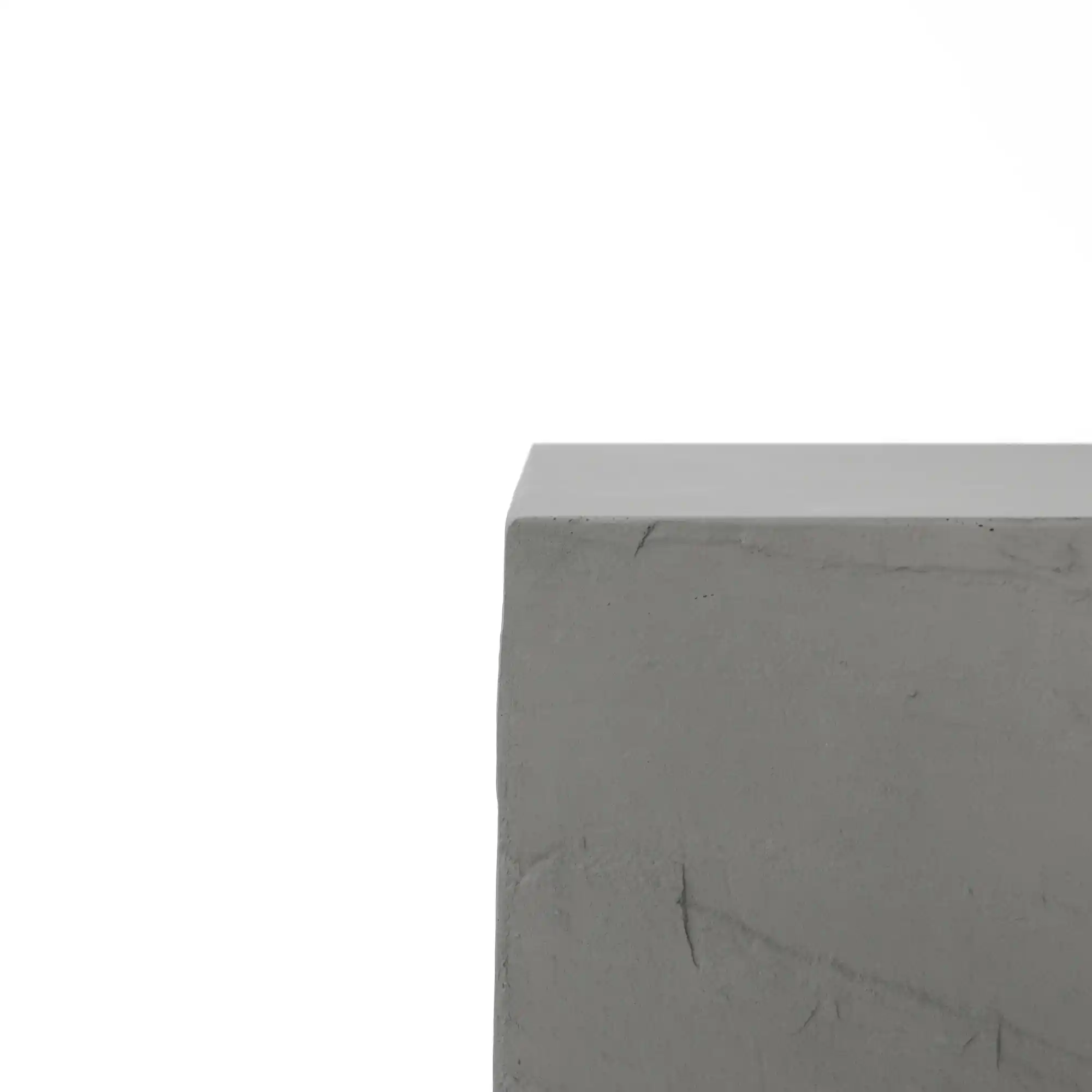 Struktur der Oberfläche eines Beistelltisches aus Beton