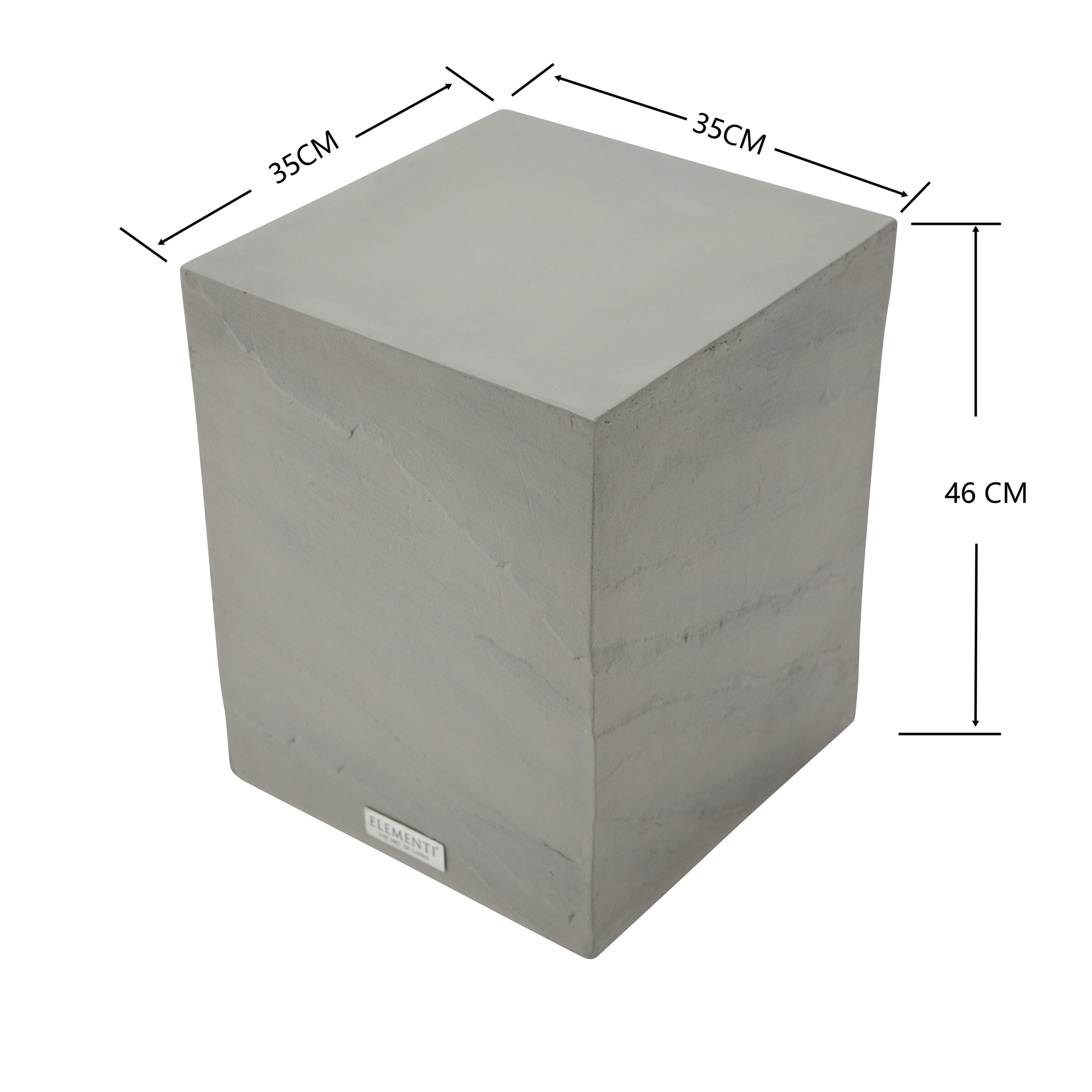 Sockel und Standfläche eines Betonmöbels